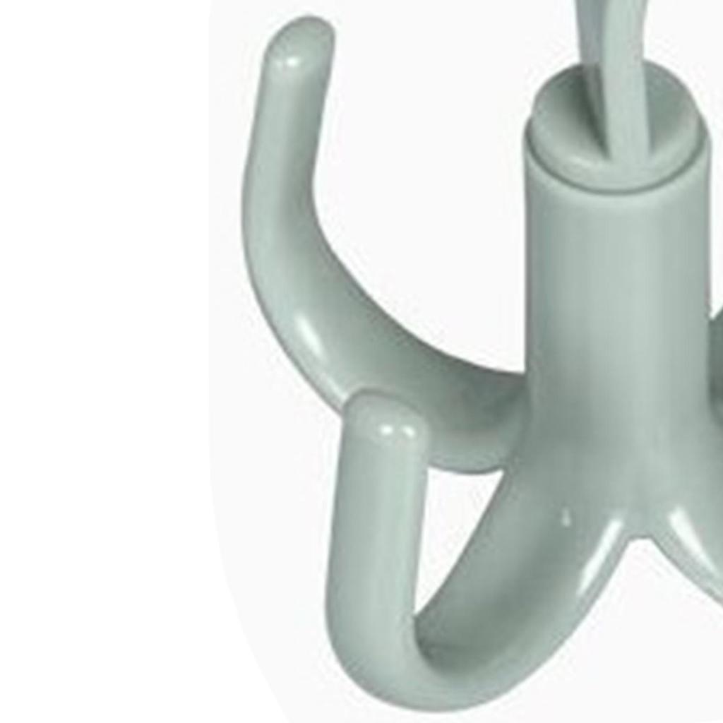 10Pcs Rotating Hook 4 Prong ABS Hat Display Hanger Scart Necktie Storage Hook for Closet Home