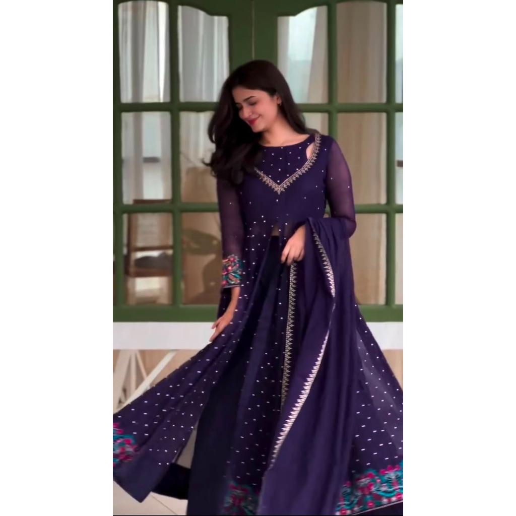 Salwar Kameez Pakistani Indian Wedding Party Wear Dress Bollywood Anarkali Suit