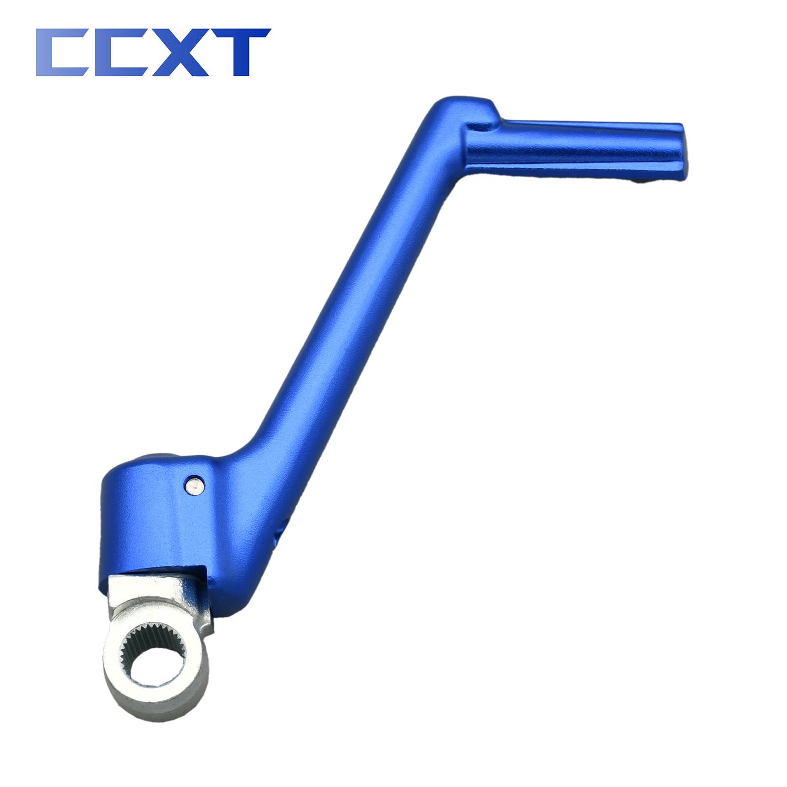 

Motorcycle CNC Forged Kick Start Starter Lever Pedal For Yamaha YZ250F YZ450F YZ250FX YZ450FX WR250F WR450F YZ125 1986-2018 2019 203 Blue Style