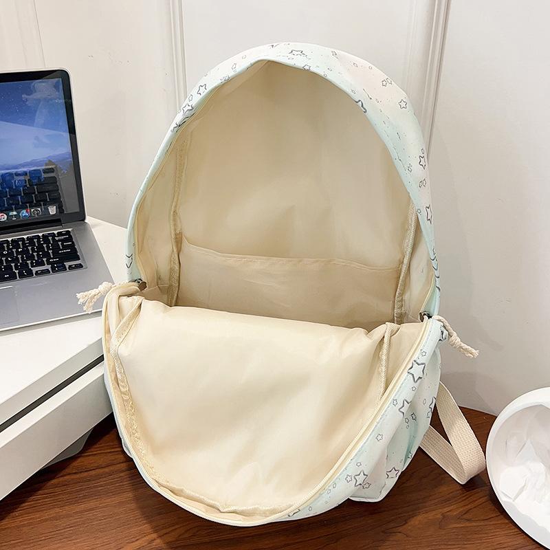 Ladies' Backpack Backpack Cute Backpack Star Schoolbag Casual Bag University Student Backpack, Graffiti Backpack