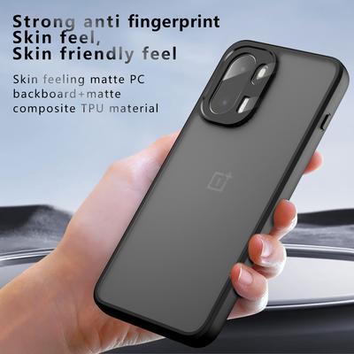Pentru OnePlus Ace 6 15R Carcasă Rezistentă la Șocuri Senzație de Piele Mată PC+TPU Anti-amprentă Husă Transparentă Pentru OnePlus ACE6