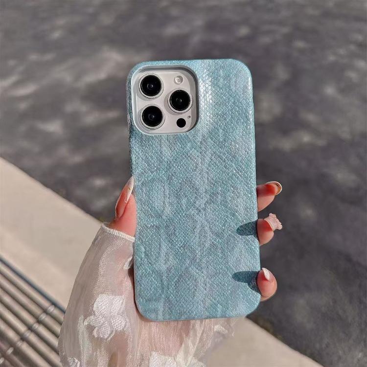 Leather Phone Case for iPhone PU Shockproof Opp Bag&For iPhone 16 синий