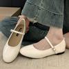 Marie Janes Shoes Women Flats Sandals Loafers Shoes 2025 Trend Summer Shallow Comfort Soft Leather Elegant Zapatillas De Mujer