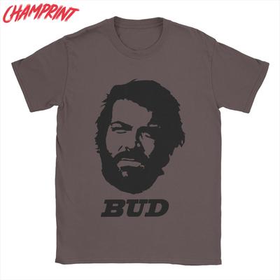 T-Shirts Homme Bud Spencer Nouveauté T-shirts Pur Coton Manches Courtes T-shirts Col Rond Vêtements Idée Cadeau