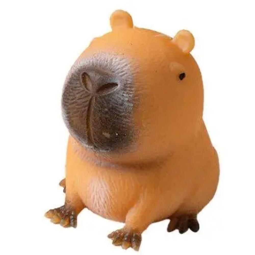 Cartoon-Wasserschwein Squishy Stressabbau Spielzeug Kneten Entspannen Fidget Ablenkungsspielzeug Kapibara Stressball Neuheit Partygeschenk Schreibtisch Dekoration
