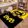 Borussia Dortmund Print Rug, Washable Floor Carpet, For Entryway Dorm Laundry Room Office Study, Home Decor Birthday Christmas Gift