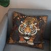 Tiger-Patterned Cushion Covers For Stylish Home Pattern Cushion Cover Suitable For Sofa Bedroom Car Pillow Cover