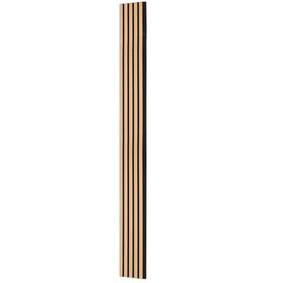 Wood Slat Acoustic Panels 7.9 X 94.5 Inch for Modern Wall Decor Light Oak