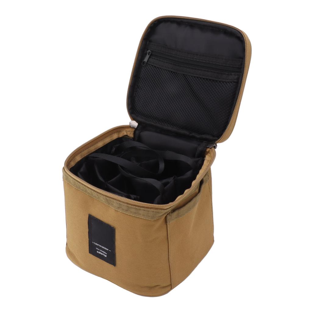 Torba do przenoszenia butelek z przyprawami z wyjmowaną przegrodą wewnętrzną, wykonana z tkaniny Oxford, przenośna torba na słoiki z przyprawami na grilla, piknik, kemping
