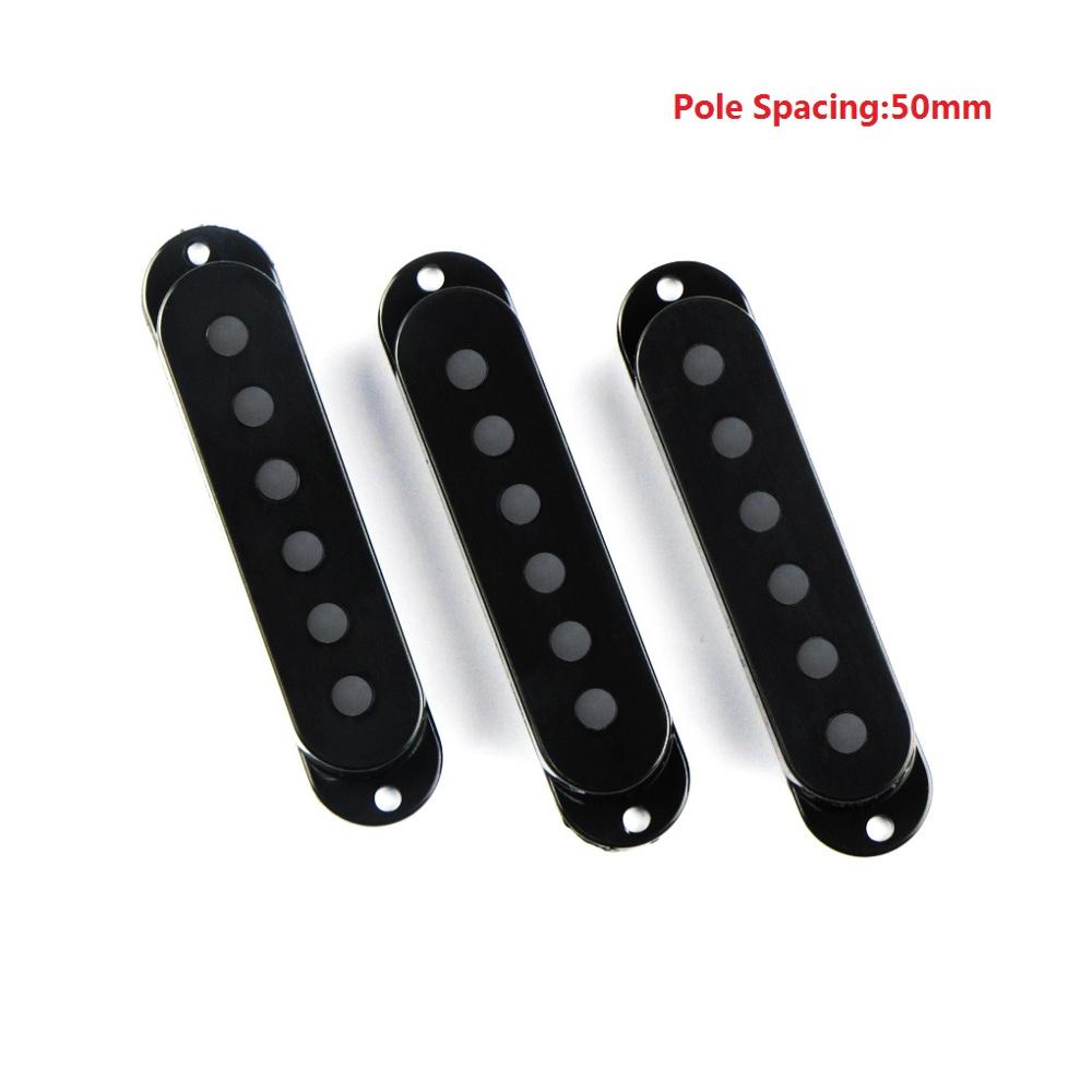 FLEOR 3pcs Plastic ST Guitar Pickup Covers Single Coil Covers for Electric Guitar