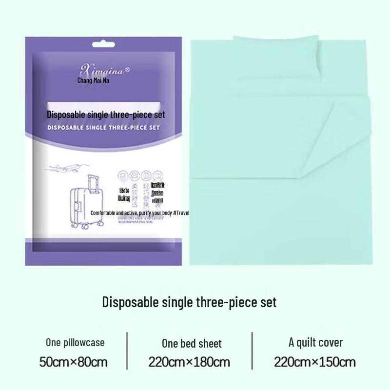 Disposable 3-Piece Travel Bedding Set Universal