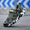 Scarpe da allenamento traspiranti mimetizzate per bambini con velcro
