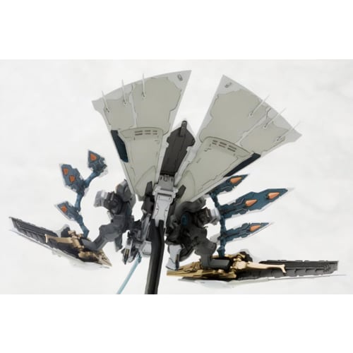 Kotobukiya Ikaruga Hitekkai Silver White, Total Length Approximately 155mm, 1/144 Scale Plastic Model