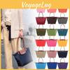 Faltbare Nylon-Einkaufstasche mit einer Schulter für Damen, wasserdicht und praktisch, Aufbewahrungstasche für Sport, Fitness, Einkaufen und Geschenke, Weinrot, Rot, Lila