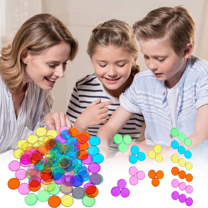 Transparent Circular Magnetic Rod Teaching Aids For Children'S Early Education Mathematics Enlightenment Addition And Subtractio Set