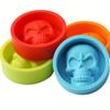 1pcs, Skull Ice Cream Mold, Chocolate Mold, 3D Silicone Mold, Horror Candy Mold, Fondant Mold, Baking Tools, Kitchen Gadgets, Kitchen Accessories