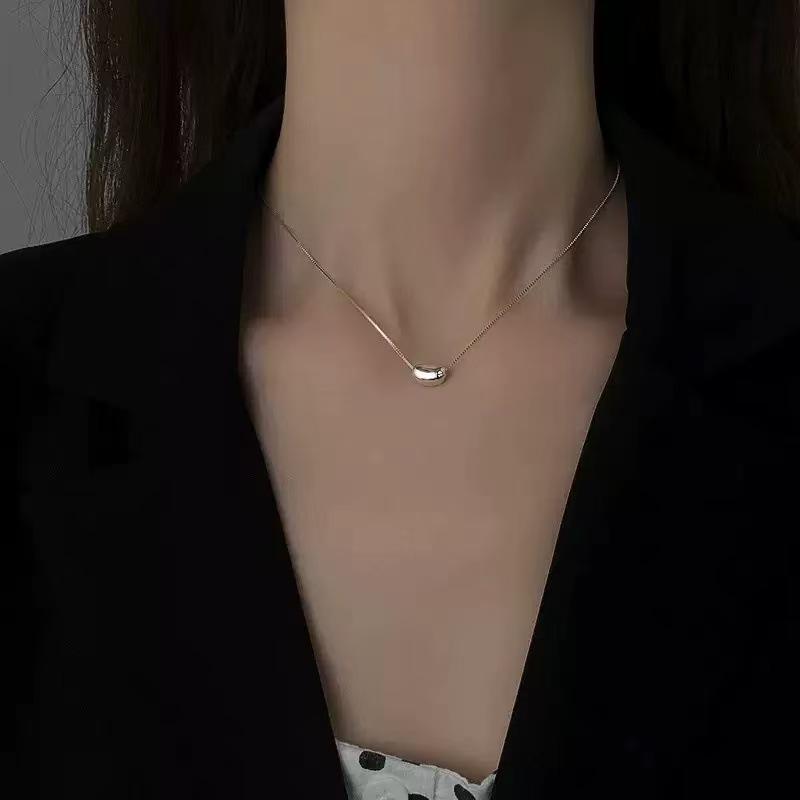 Acacia Seed Bean Necklace: Stylish & Simple INS Design for Women