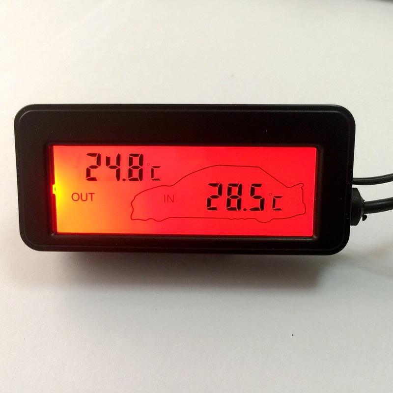 Vehicle Thermometer Inside and Outside Temperature