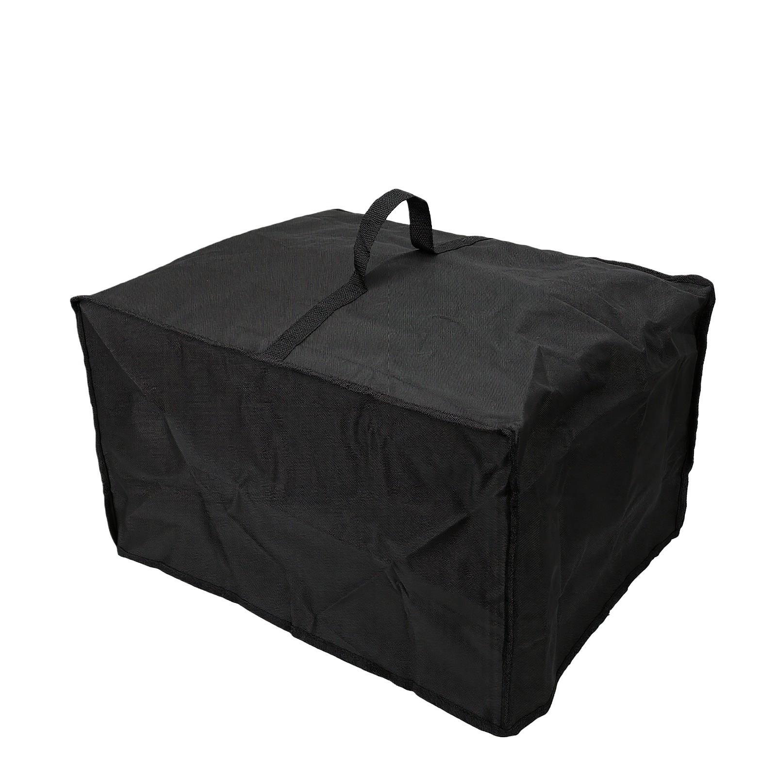 Housse de four à micro-ondes Imperméable Anti-graisse Housse anti-poussière pour appareil de cuisine Lavable Réutilisable Noir noir