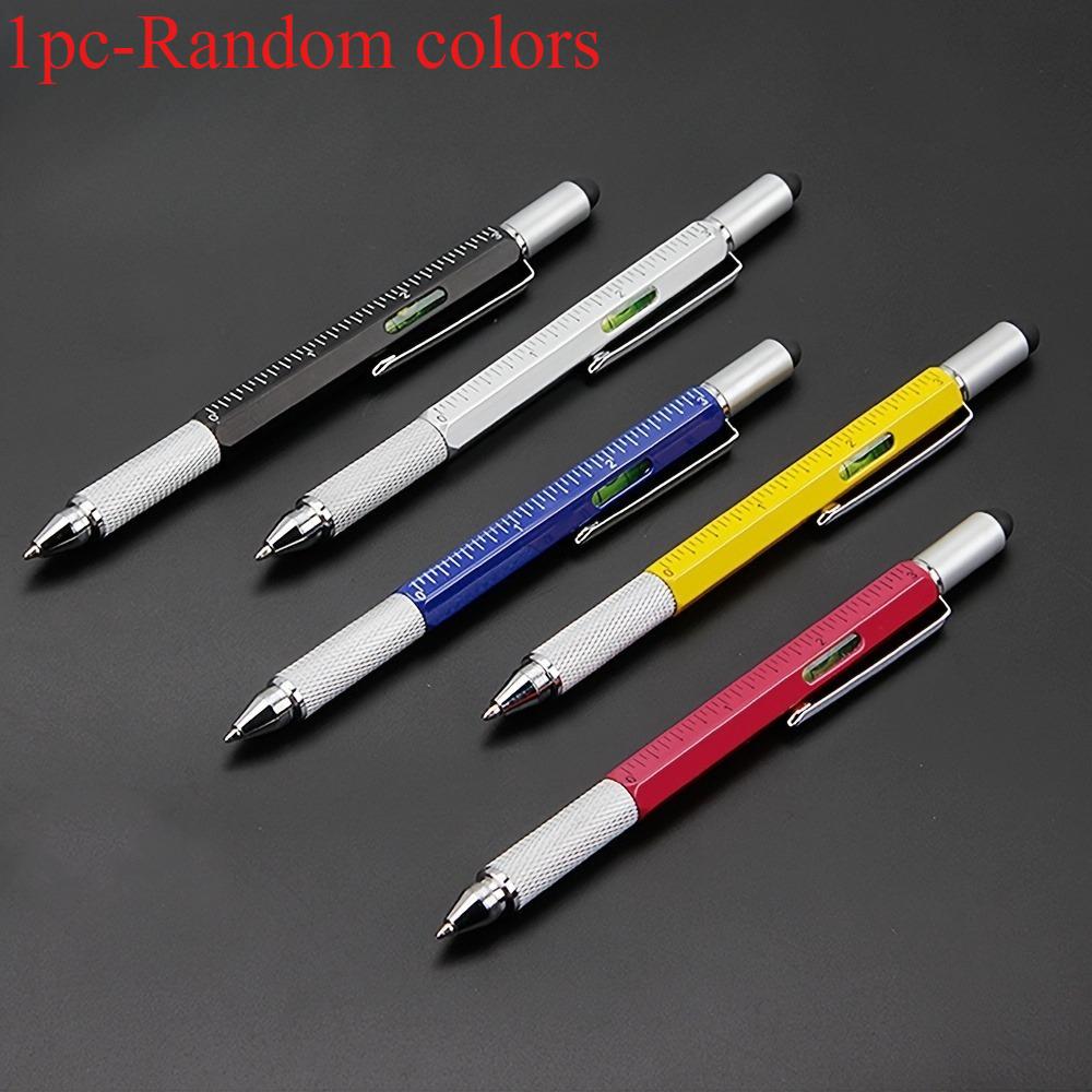 1/2pcs Hexagonal 7-in-1Stylus Pen • Capacitive Touch Screen Compatible • Twist Closure • Ergonomic Grip • for Ages Stylos