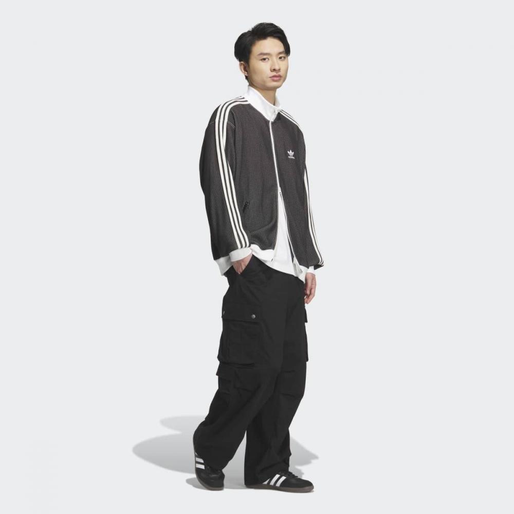 adidas Oversized Waffle Knit Jersey Track Top Kc2619