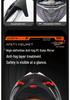 AD Full Face Flip-Up Motorcycle Helmet with LED Taillight, 3C/DOT Certified, All-Season for Men and Women