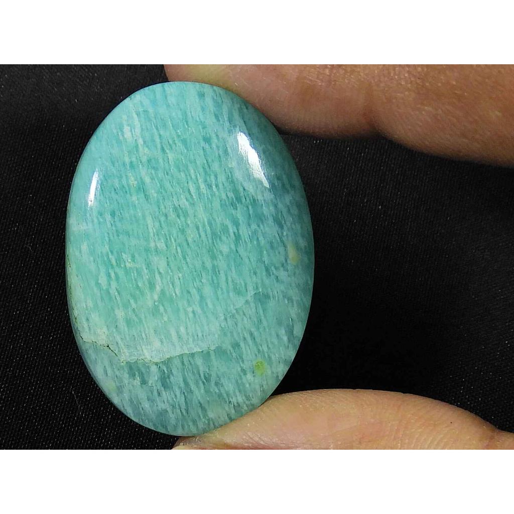 22X32 MM Natürlicher Amazonit Ovaler Kristall Cabochon Loser Edelstein Reiki 33 Karat. SK-2890