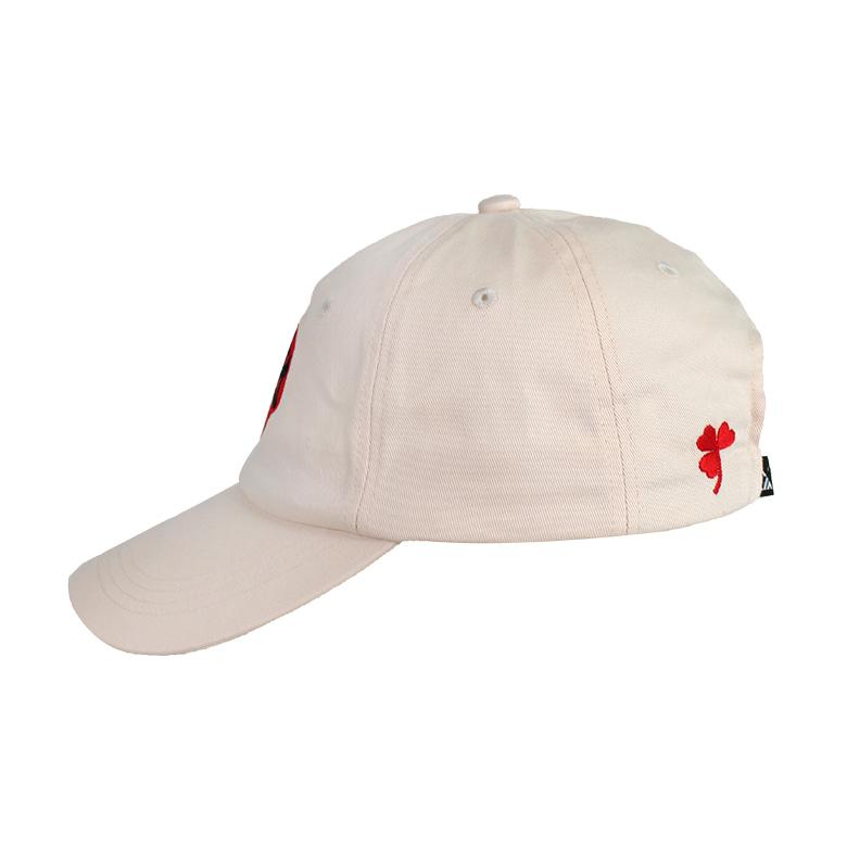 LEADRAW Heart Leaf Ball Cap_Ivory