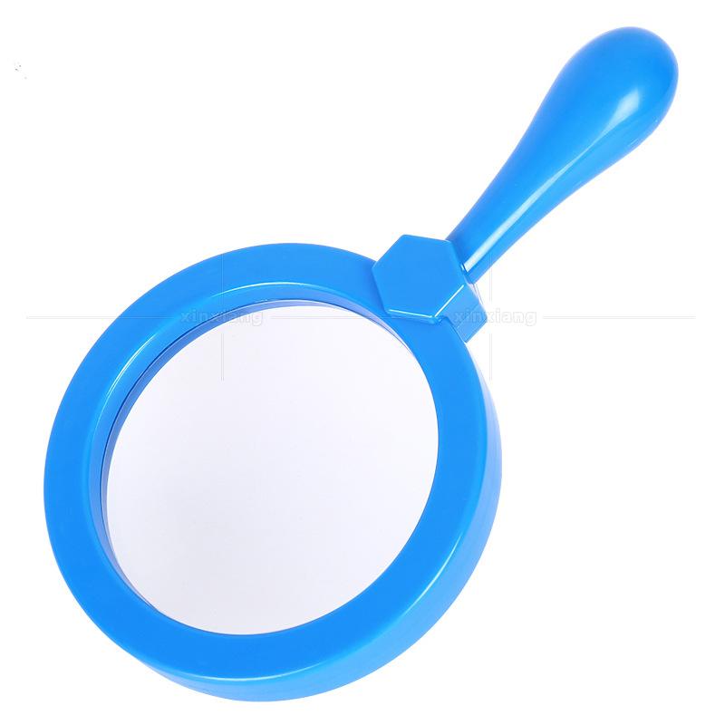5X Handheld Magnifier Plastic Resin Shatterproof Magnifying Glass for Elementary School, Insect Observation Creative Gift