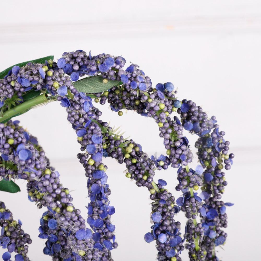 Handmade Artificial Foam Flower Vine 8 Fork Artificial Wisteria  Wedding Backdrop Decor