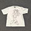 2026 EVA Asuka Langley Vintage Washed TShirt Anime Line Art Graphic Streetwear Casual Oversized Cotton Tee for Unisex Women