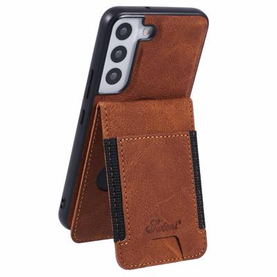 SUTENI H17 Für Samsung Galaxy S22 5G Magnetische Hülle Kartenfächer Leder+TPU Ständer Handyhülle