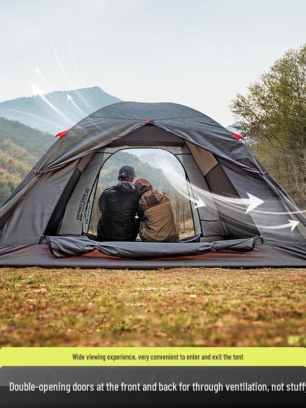 BSWolf 2-Person Windproof Rainproof Aluminum Pole Mountaineering Tent