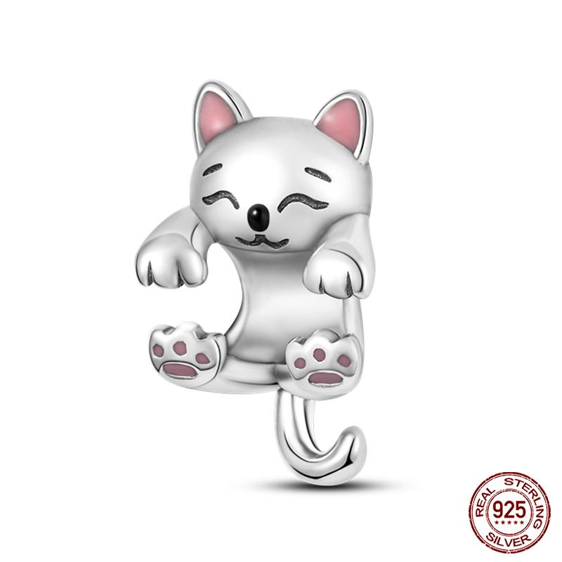 Fit Qikaola Original Bracelet Fashion Bee Astronaut Eiffel Tower Copper Charms Beads Fine Diy Birthday Jewelry For Women