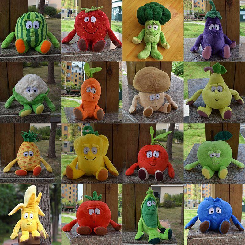 Soft Plush Vegetable Fruit Plants Stuffed Pillow Doll Gift For Kids
