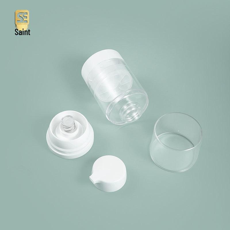 Large Diameter Vacuum Bottle - Available in 80/100/120/150/200/250ml, PP Material for Face Wash and Body Lotion