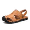 Viral Trends Leather Bag Head Non-slip Soft Sole Two Wear Beach Men's Shoes