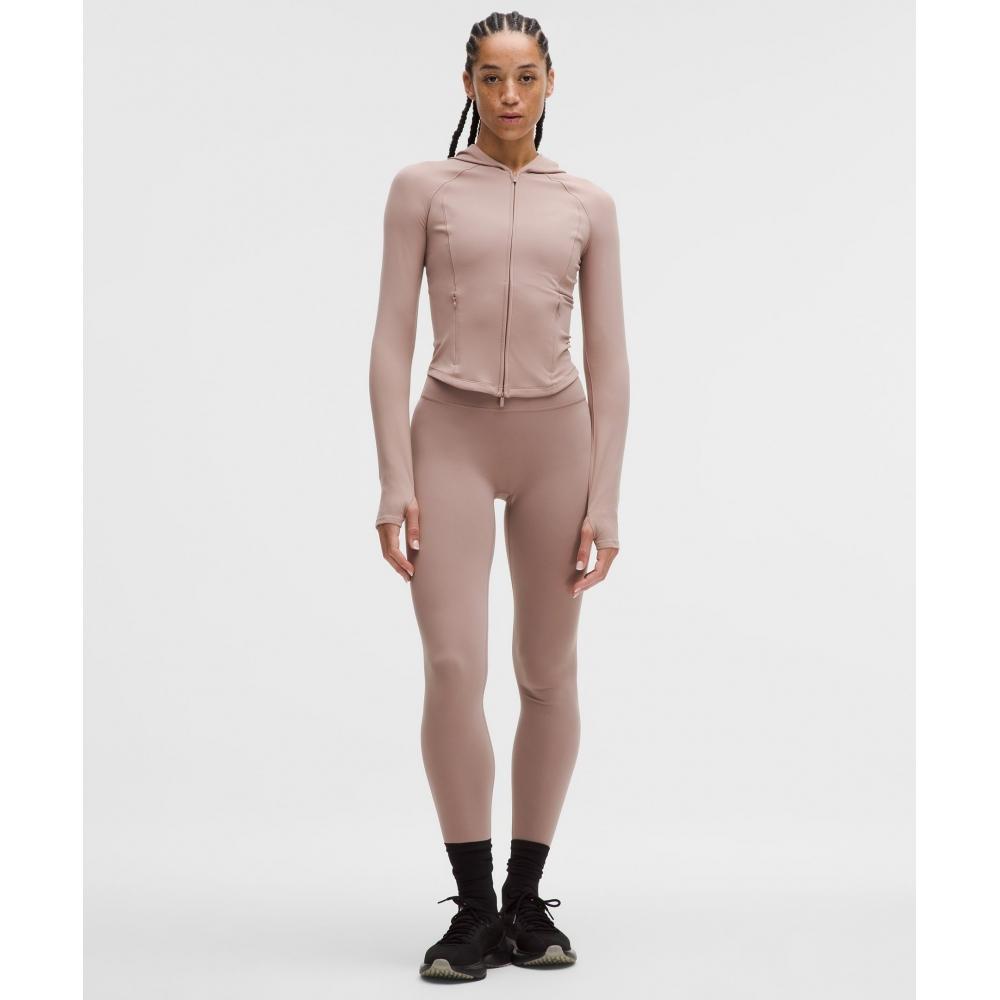 Lululemon Wunder Train Full Zip Jacket Ashen Rose