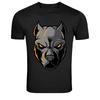 Pitbull Dog Head Fierce Mascot Animal Graphic T-Shirt
