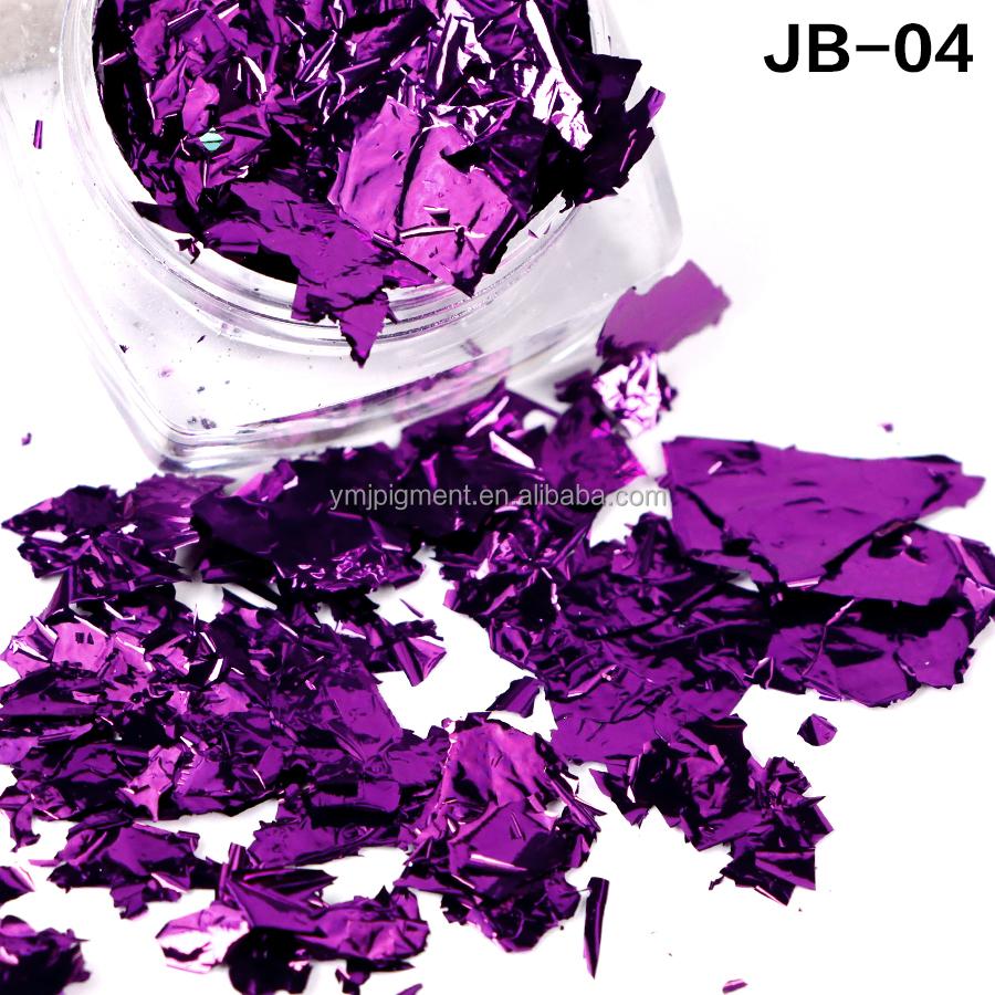 Bulk 50g Bag Nail Gold Foil Flakes Gold Leaf Flakes for Resin Crafts Slime Nail Art Painting Cake Gilding Decoration