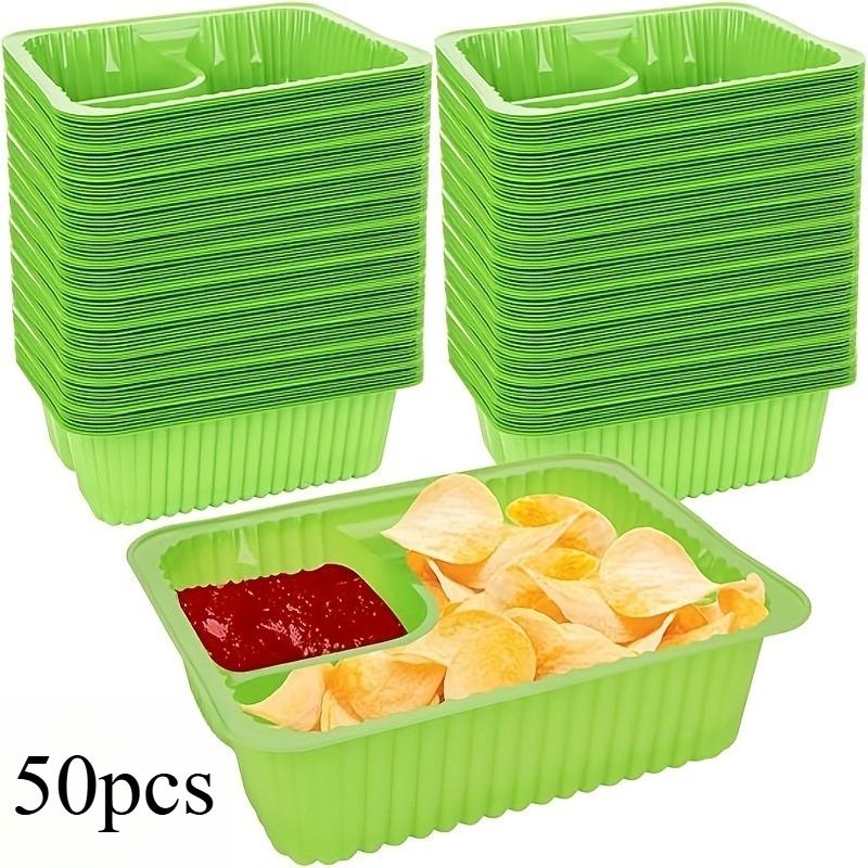 Nacho Trays | Perfect for Cheese Dip, Movie Nights & Carnival Parties, Snack Containers, Movie Night Snacks|Christmas, Halloween
