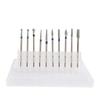 10 Stück Professionelle Diamantfräser für Maniküre Hartmetall Nagelbohrer Bits Kits Ausrüstung Werkzeuge Zubehör