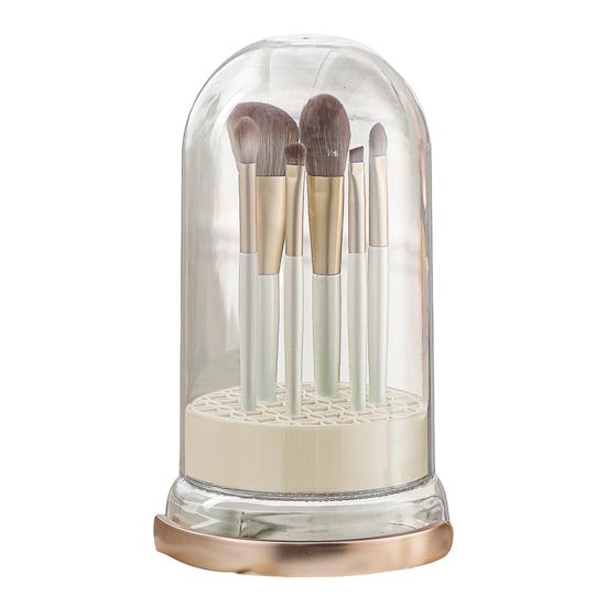 

Силиконовая чаша для чистки кистей для макияжа 2-в-1, косметическое средство для чистки кистей с сушильным держателем для подставки для хранения