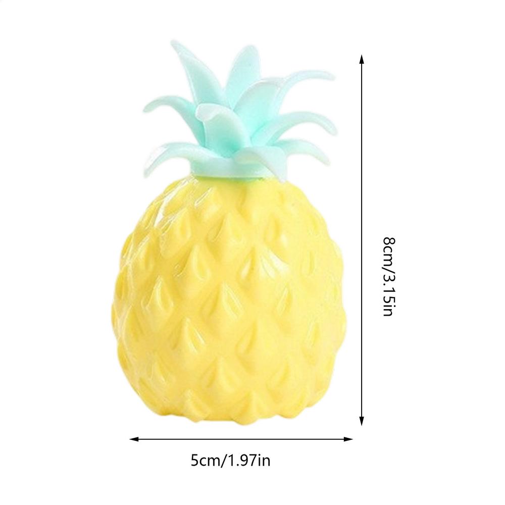 Pineapple Design Stretchable Squeeze Sensory Toy Portable Relaxing D ecompression Fidget Playthings Funny Emotional Calm Toy