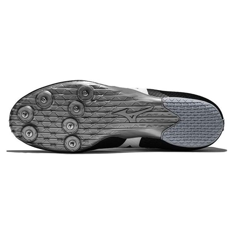 Mizuno X Sprint Black Metallic Grey Unisex Sneakers U1GA232405