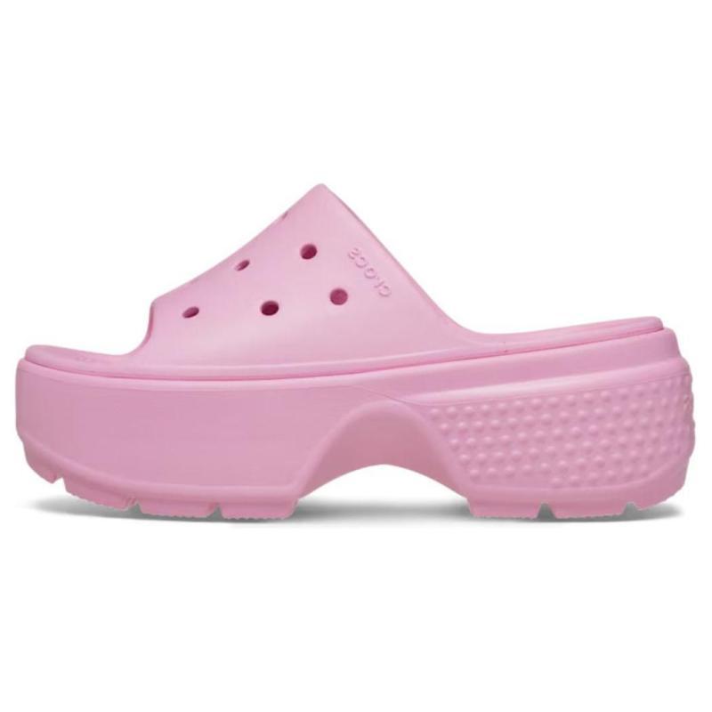 Crocs Breathable Heightened Platform Breathable Slippers Women's Pink