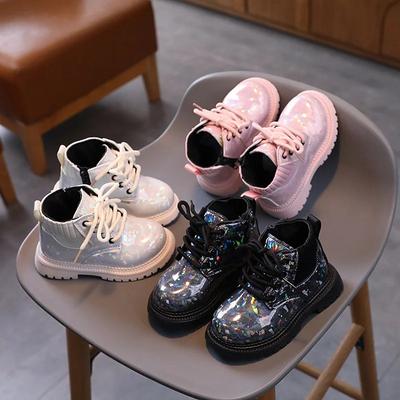 Dziecięce jesienno-zimowe dziewczęce krótkie buty dziecięce miękkie podeszwy lekkie buty do kostki unisex chłopięce buty
