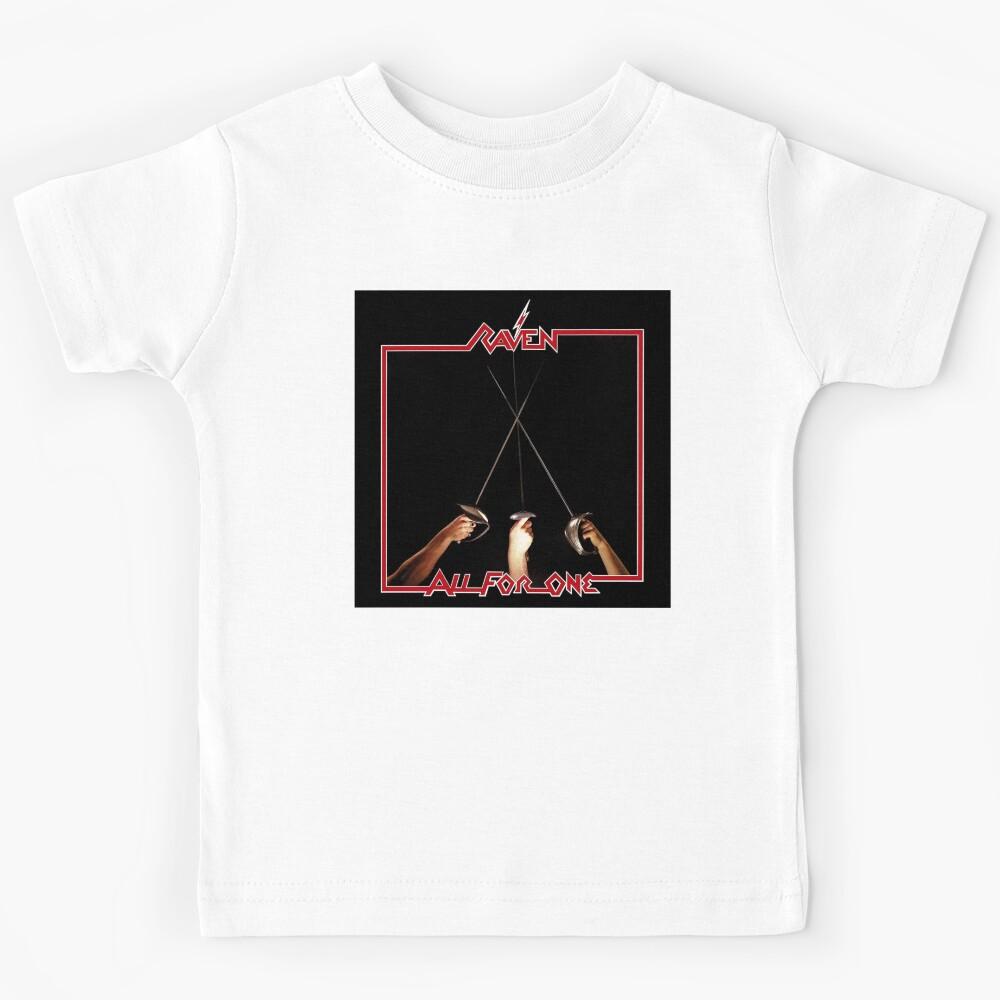 Raven - All for One album 1983 Kids T-Shirt 140