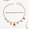 Fashion Versatile Multi Element Alloy Fruit Daisy Necklace For Women