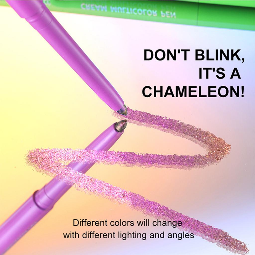 Kühnes Atemberaubendes Eyeliner-Make-up - Hochpigmentierte Matte Multichrome Formel, Wasserfest und Langhaftend